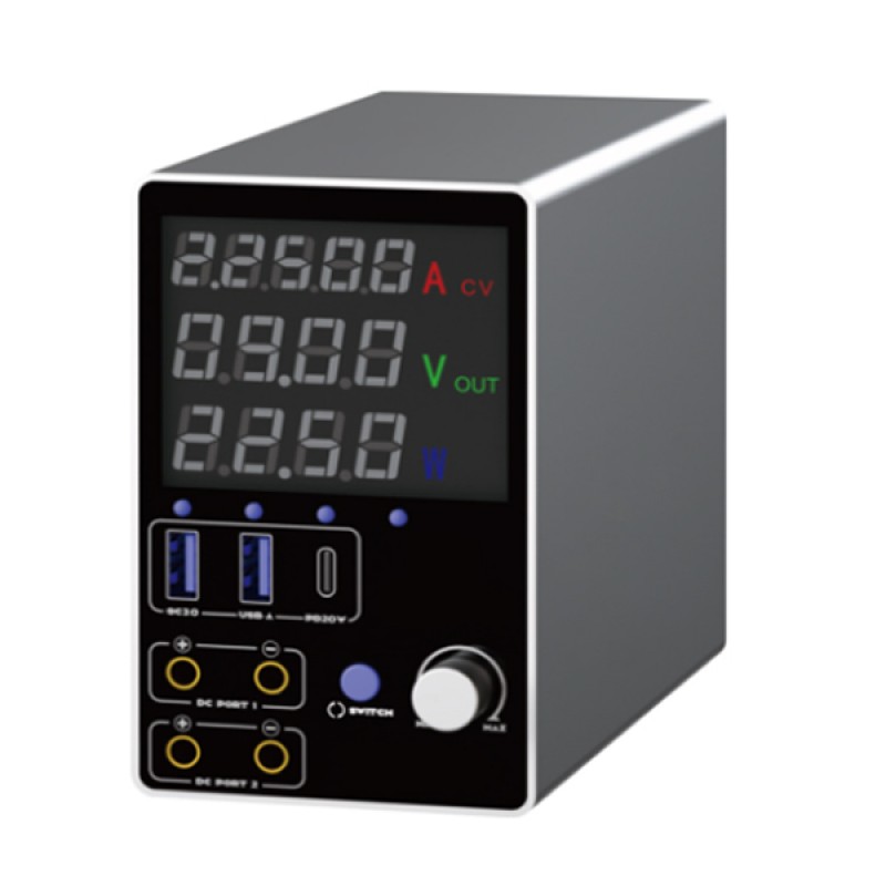 1-5 Professional DC Digital Power Supply - Adjustable Voltage for Mobile and Electronics Repair BG-2405