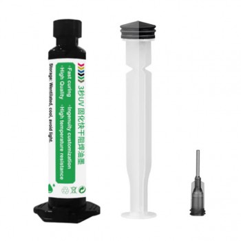 D2-BG new UV-curable solder mask ink dries in 3 sec BG-7pro Green