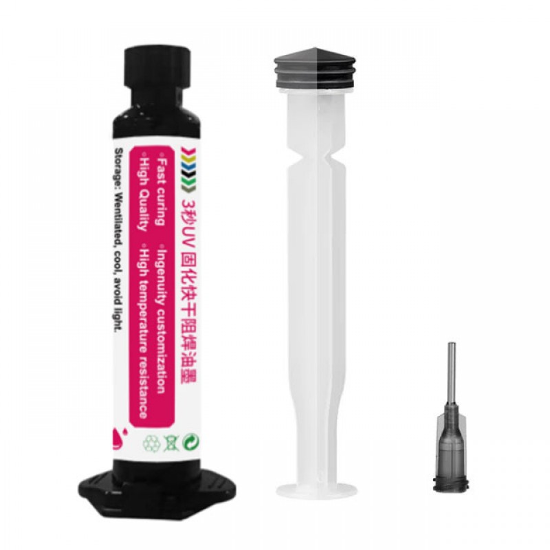 D3-BG new UV-curable solder mask ink dries in 3 sec BG-7pro red