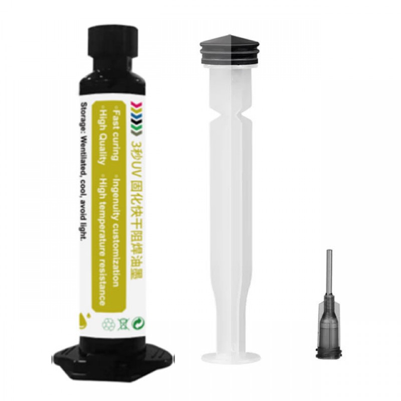 D5-BG new UV-curable solder mask ink dries in 3 sec BG-7pro Yellow