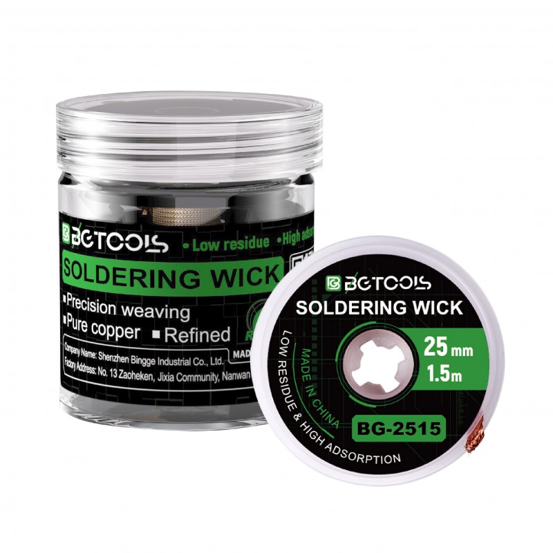 B8-BG imported custom solder wick set BG-2515