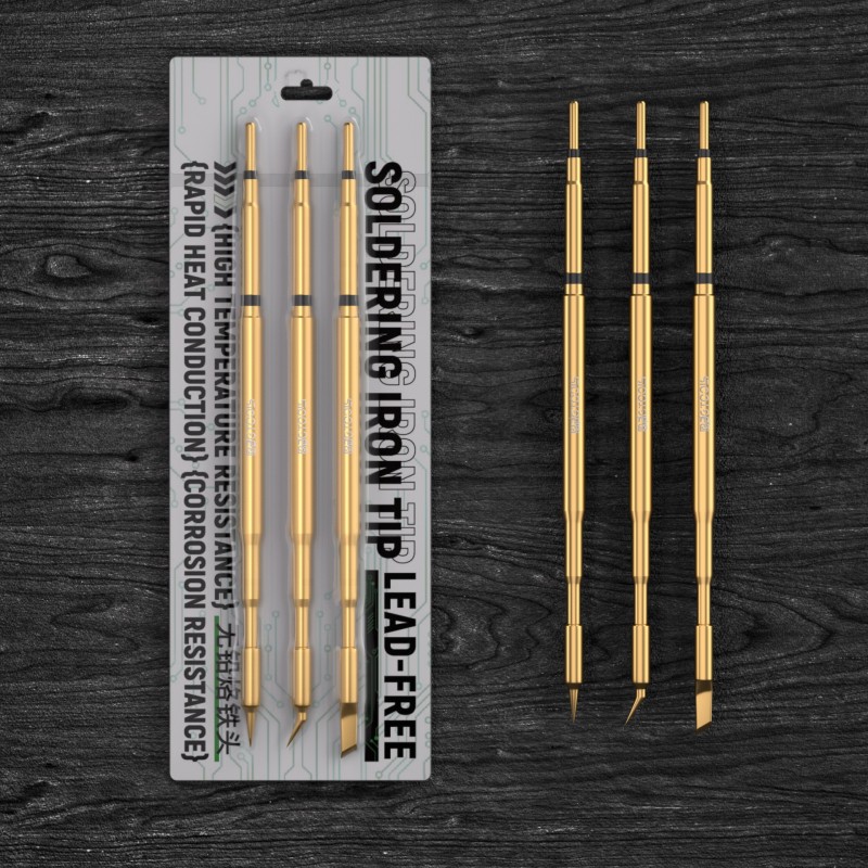 BG 210 Series Soldering Iron Tip - BG210(Gold)