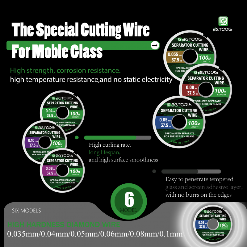 BG The Special Cutting Wire For Mobile Glass BG-37.5