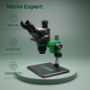 BG Trinocular Stereo Microscope 6.5X-65X