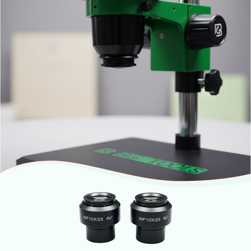 BG Trinocular Stereo Microscope 6.5X-65X