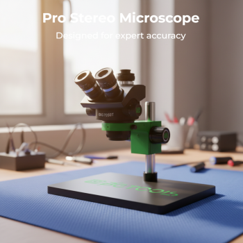 BG Trinocular Stereo Microscope 7X to 50X