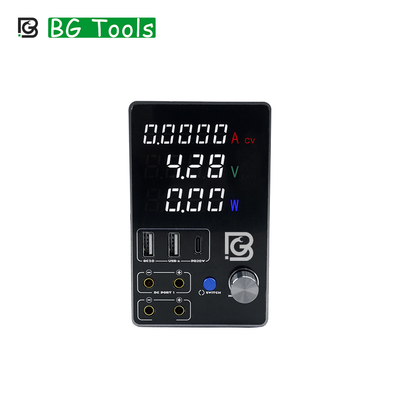1-5 Professional DC Digital Power Supply - Adjustable Voltage for Mobile and Electronics Repair BG-2405