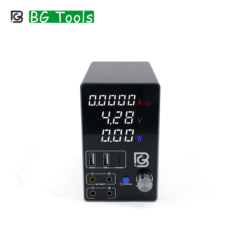 1-5 Professional DC Digital Power Supply - Adjustable Voltage for Mobile and Electronics Repair BG-2405
