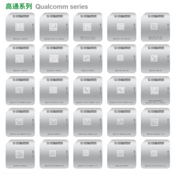 T5-BG IC soldering paste planting stencil for Qualcomm