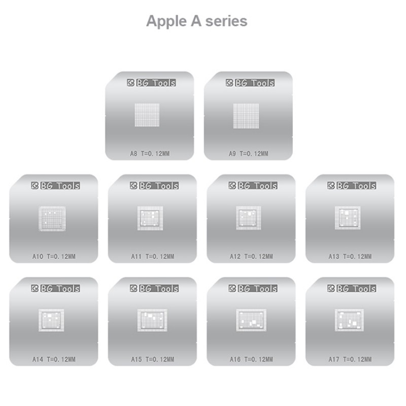 T4-BG IC soldering paste planting stencil for IPHONE CUP repair 